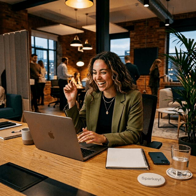 Energetic Sparkey Entrepreneur