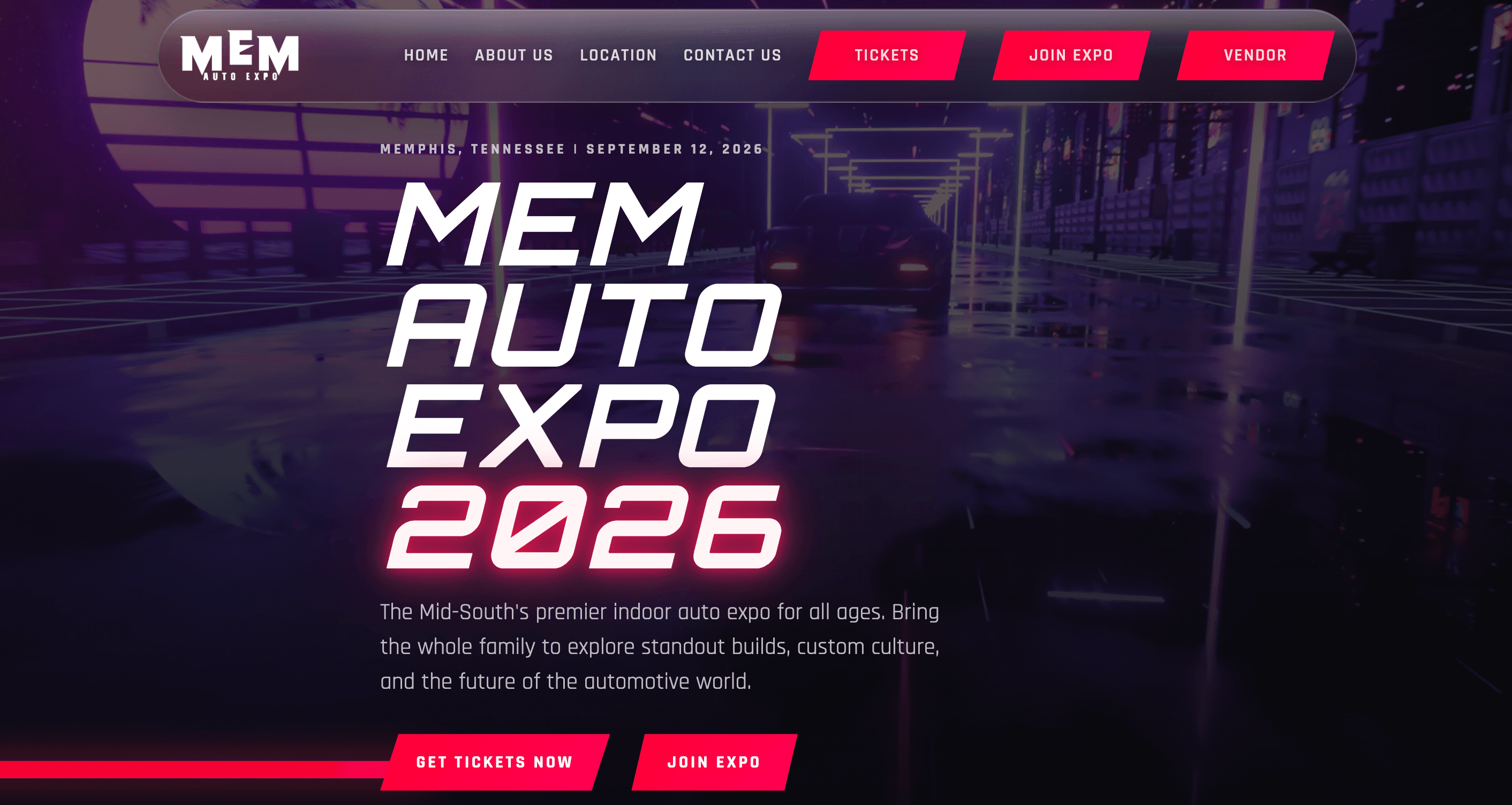 KJR Productionz website design