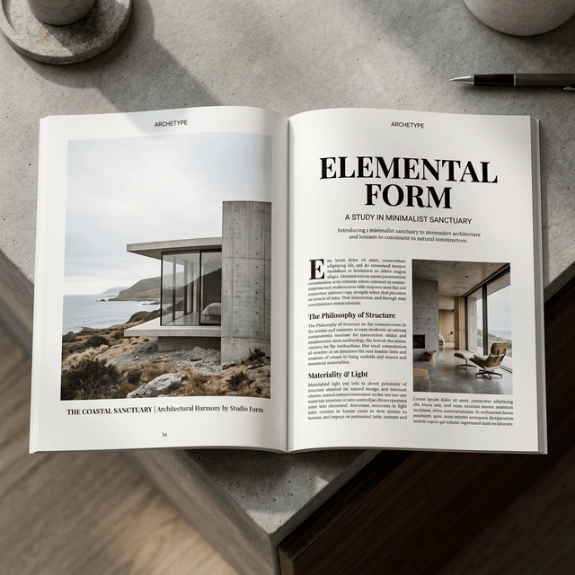 Editorial Design graphic design example