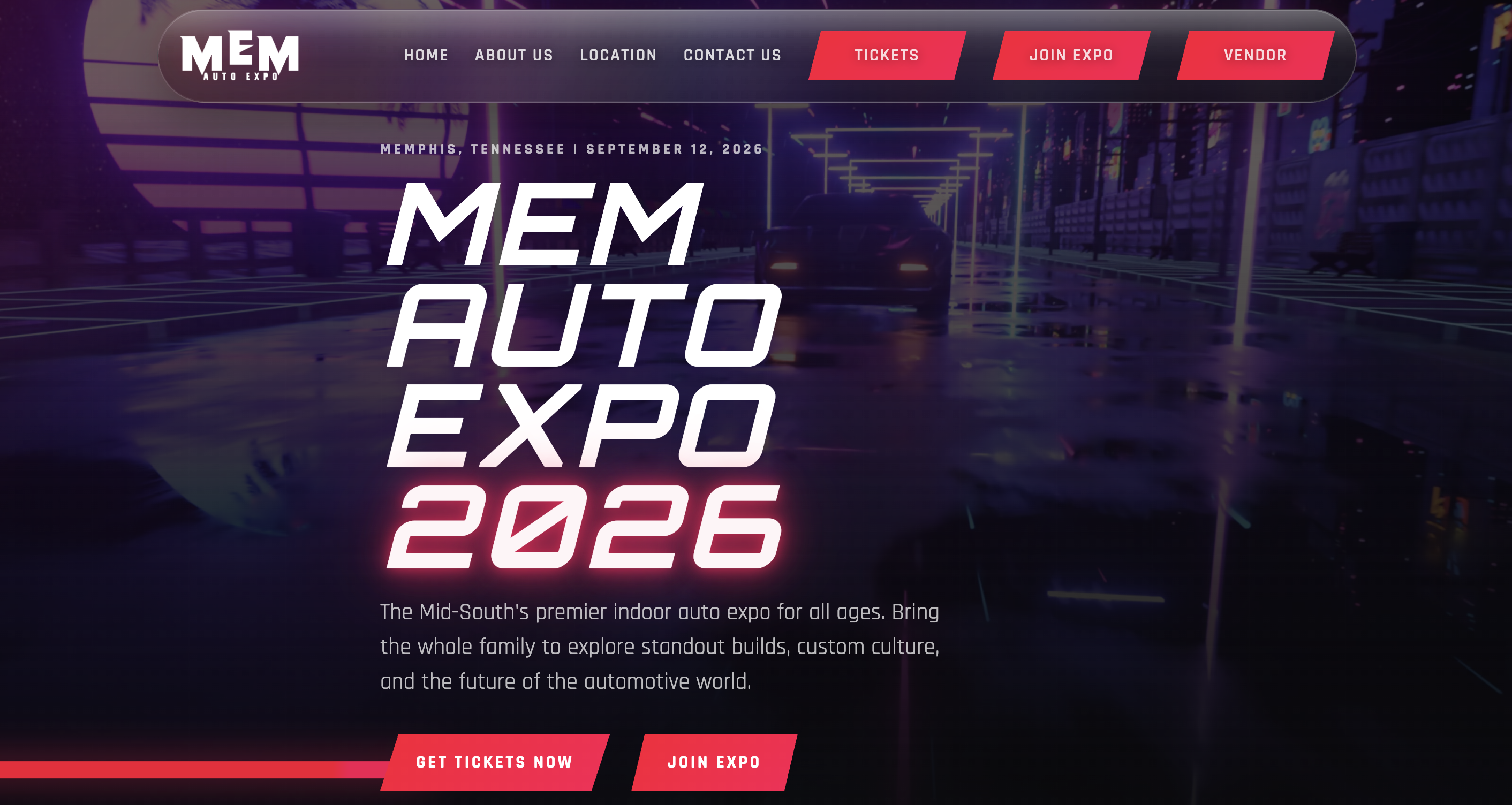 KJR Productionz website design